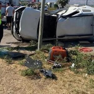 manisada ambulans ve otomobil birbirine girdi nNjIPrAa