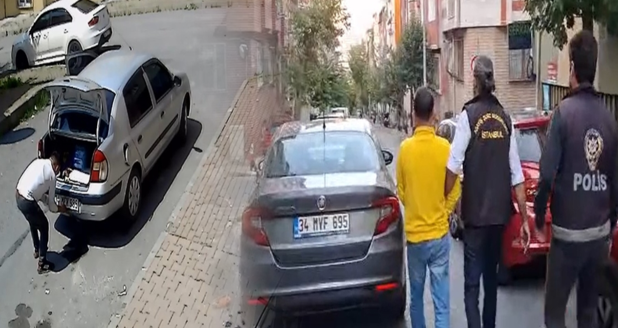 73 yasinda oto hirsizligindan tutuklandi merdivenleri polis yardimiyla indi uGWNH43K