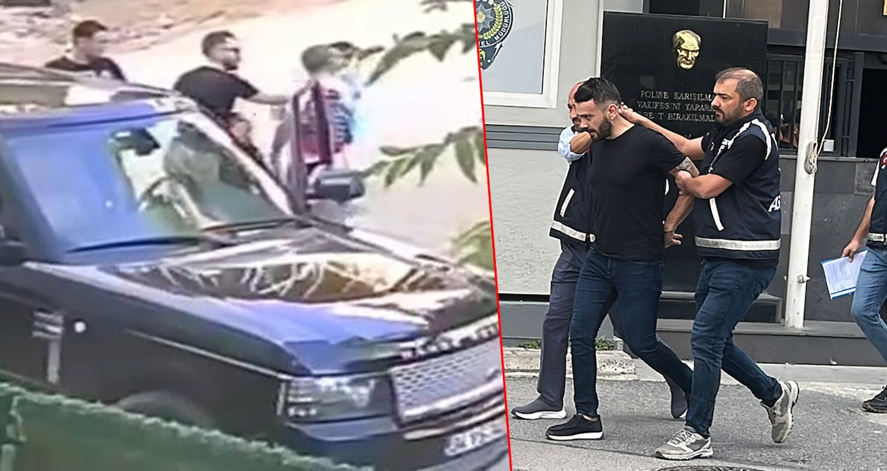 cocuklarinin yaninda babaya tokat atan maganda tutuklandi UICptyWM